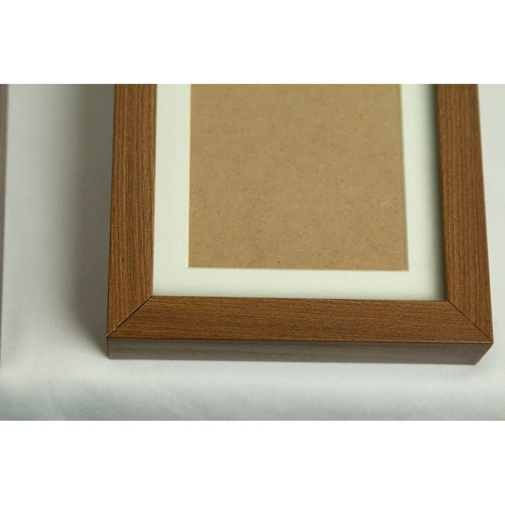 IKEA RIBBA Brown Wood Effect Picture Frames Shadow Box Style Lot of 3